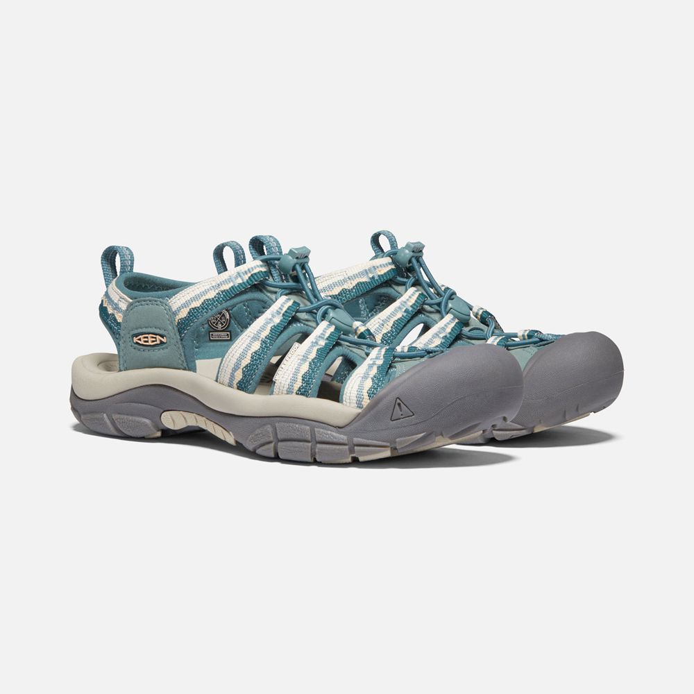 Keen Sandaal Dames Grijs/Blauw - Newport H2 - 18295-LGJW